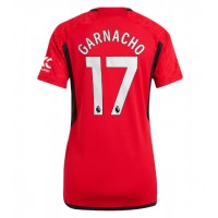 Manchester United Alejandro Garnacho #17 Hemmatröja Dam 2023-24 Kortärmad